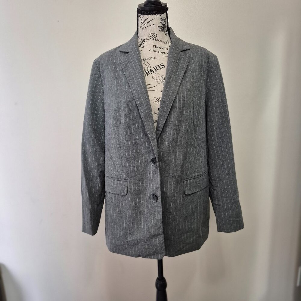 Pinstripe Blazer
